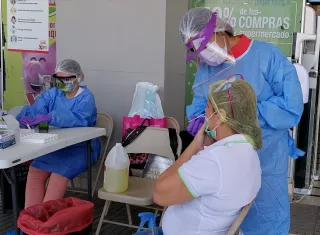 En las últimas horas, se confirmaron cinco casos de Covid-19 en la provincia, todos en el distrito de Chitré.