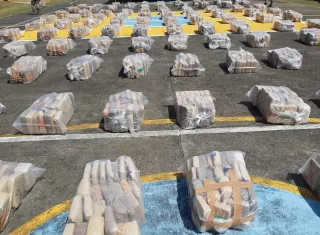 Droga incautada en Panamá.