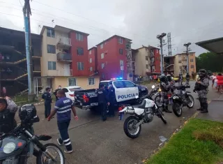 La victima falleció en la policlínica de Sabanitas. Foto: Diomedes Sánchez