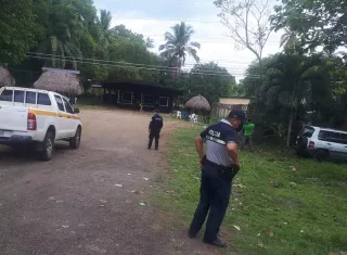 Vista general del área en donde ocurrió la riña en medio de la cual un hombre fue asesinado.
