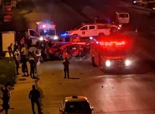 El cadáver  fue ubicado a en la cuneta que divide los cuatro carriles de la vía Interamericana. 