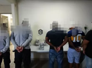 La droga venía embalada en una caja.