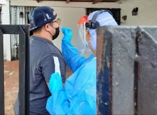 El Minsa realizó barrido de hisopados en el distrito de Antón, en Coclé.
