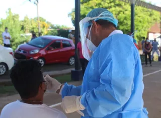 Este jueves 10 de junio, el Minsa contará con un punto para realizar pruebas de hisopados en la cancha techada de San Antonio, en Atalaya, Veraguas.
