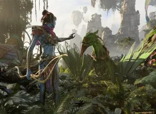Imagen muestra una captura del juego "Avatar: Frontiers of Pandora", que la firma presentó en la feria de videojuegos E3 que arrancó este sábado en Los Ángeles, California (EE.UU). EFE