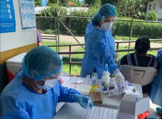 Búsqueda activa de casos de Covid-19 en Bocas del Toro.