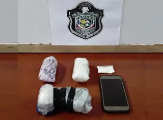 La droga  estaba oculta en una plantación de plátanos, ubicada en la avenida sexta, David.