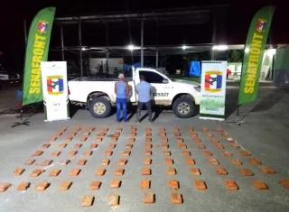 Transportaban la droga de Tortí hacia la capital.