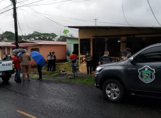 Area donde se cometió el crimen No. 72 en la provincia de Colón