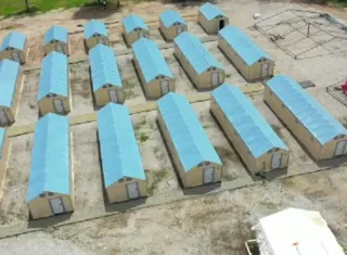 Estación de Recepción Migratoria de San Vicente en Darién.