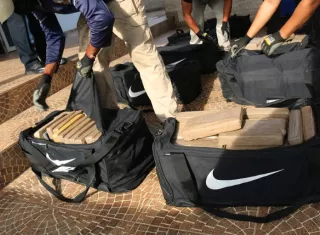 El contenedor procedía de Chile y tenía como destino España.