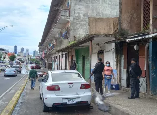 Unidades de la Fuerzas Especiales custodian la escena. Foto: Edwards Santos 