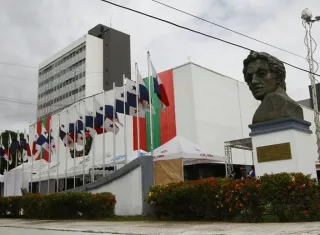Vista externa de la Asamblea Nacional de Diputados de Panamá.