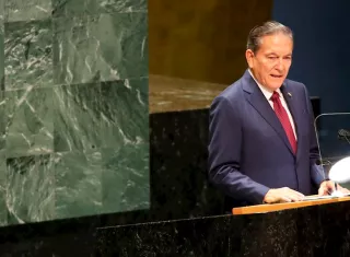 En la imagen aparece Laurentino Cortizo, presidente de Panamá. EFE