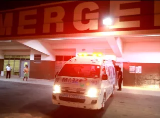 Vista externa del cuarto de urgencias del Hospital San Miguel Arcángel. Foto: Archivo