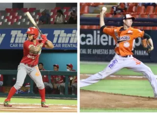 Einstein Gutierrez (izq.) contribuyó al triunfo de Chiriquí sobre Coclé, mientras que José Luis González, de Los Santos, tuvo una buena apertura ante Bocas del Toro. Fotos: Fedebeis