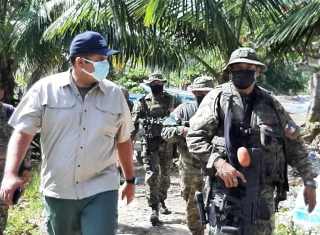 Ministro de Seguridad, Juan Manuel Pino.