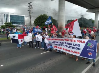 Organizaciones sindicales y sociales exigen la liberación de los retenidos.