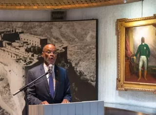 En la imagen aparece el primer ministro de Haití, Ariel Henry. Foto: EFE Archivo