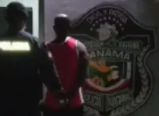 El presunto homicida.   (Foto- Video: Policía Nacional)