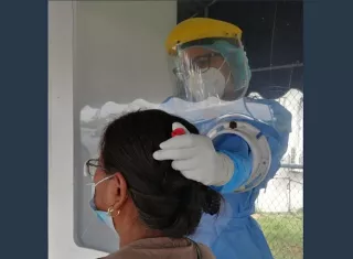 Continuan las jornadas de hisopados para detectar el COVID19 en las Ulaps de la CSS.