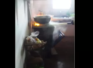 Se quemó el almuerzo.