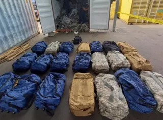 El contenedor contaminado con la droga venía procedente de Chile.