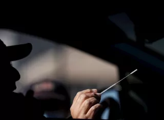 Hisopado nasal. Foto: EFE