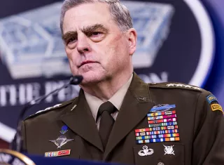 El jefe del Estado Mayor Conjunto de EE.UU., general Mark Milley, en una fotografía de archivo. EFE