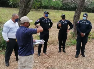 Alcaldía de Chame apoyará a la PN con maquinaria y materiales además de agilizar los permisos de construcción.