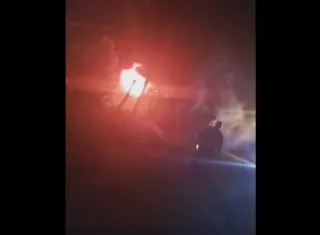 Las llamas se esparcieron por toda la vivienda.