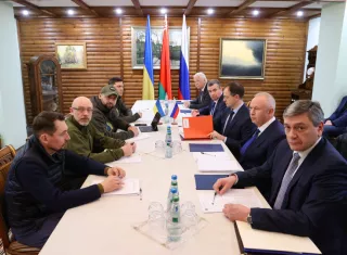 El nuevo encuentro entre las dos partes se produjo en Belovezhskaya Pushcha. EFE