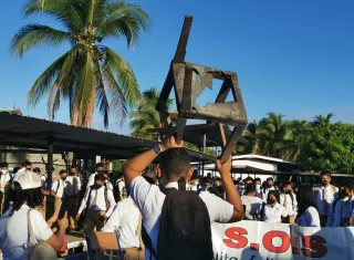 Las viejas instalaciones colapsaron y no cuenta mobiliario.
