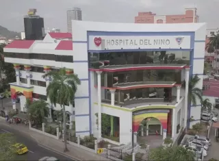 Vista general del Hospital de Niño de Panamá.