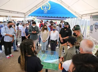 Gira en Darién, con delegaciones de 11 países, en el marco de la Conferencia Regional sobre Migración.