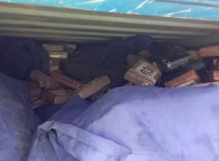 La droga venía oculta en un contenedor procedente de Honduras.