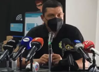 En la imagen el comisionado Irving Castillo Subdirector de la DIJ.