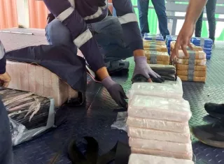 El contenedor procedía de Colombia y tenía como destino Alemania.