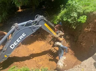 Deslizamiento de tierra en el sector de  la “Carreterita” en el corregimiento de Nuevo Chagres, Colón.