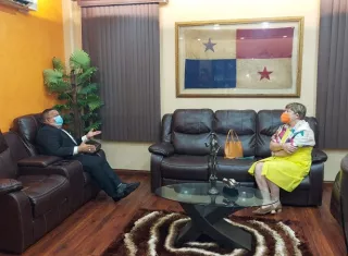 Martina Klumpp, embajadora de la República Federal de Alemania, conoció el potencial que tiene Colón.