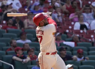 Iván Herrera, receptor panameño que juega para los Cardenales de San Luis. 