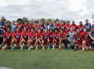 La Selección de Fútbol Femenina Mayor de Panamá. /Fepafut
