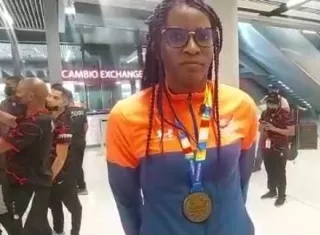Atheyna Bylon, Campeona Bolivariana de Boxeo 2022.