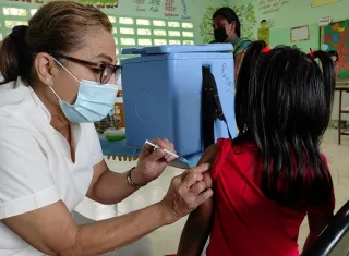 En las últimas horas llegaron a Chiriquí tres mil vacunas pediátricas. 