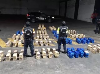 La droga iba oculta en un contenedor.