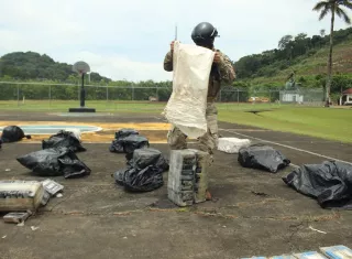 El decomiso se realizó en Isla Galera, ubicada en el Archipiélago de las Perlas, Pacífico panameño. 