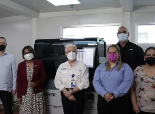 La empresa minera se comprometió a aportar al ICGES, la suma de 100 mil dólares durante 3 años. Foto / Cortesía.