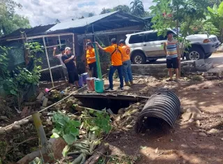 Autoridades continúan realizando la evaluación de los daños.