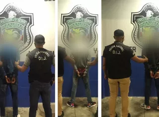 Los sospechosos fueron aprehendidos el 13 de septiembre en calle 2 en la provincia de Colón.