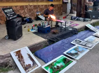 Gelver Ney lleva 22 años dedicándose a la pintura. Foto / Cortesía.